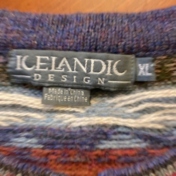 Icelandic Wool Sweater XL Woodland - Picture 3 of 8